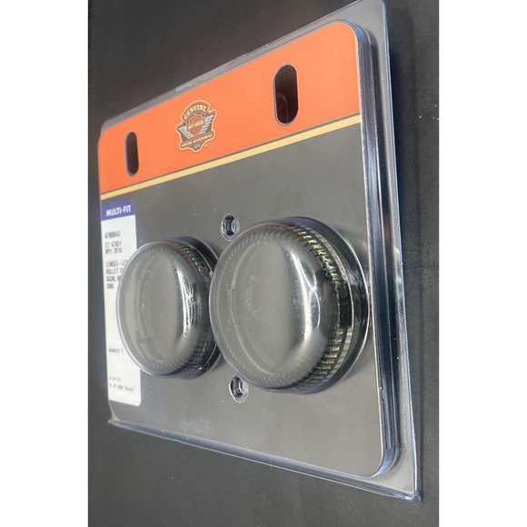 Harley Davidson HD Motors LED Bullet Turn Signal Smoke Lens Insert 67800643 NEW - Picture 3 of 9